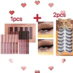 Lip Liner And Lipstick Makeup 12 Pcs Set 6 Matte Lipstick 6 Lip Liner Pens Waterproof Long Lasting Matte Lipstick Beauty Cosmeti