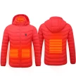 Winter Heated Jacket USB Electric Cotton Coat Zip-up Heater Thermal Clothing Heating Vest For Men