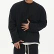 Pullover Round Neck Sweater Loose Men Clothes
