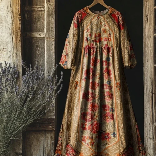 Women's Retro Elegant Slim-fit Floral Dress