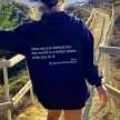 Dear Person Behind Me,the World Is A Better Place,with You In It,love,the Person In Front Of You,Women's Plush Letter Printed Ka