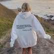 Dear Person Behind Me,the World Is A Better Place,with You In It,love,the Person In Front Of You,Women's Plush Letter Printed Ka