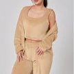 Cozy Pajama Set, 3 Piece Lounge Set, Cute Loungewear, Warm Suit Sets, Matching Set, Lounge Set, 3 Piece Pant Sets, Women Winter 