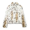 Winter Plush Coat Fashion Warm Thicken Fluffy Lapel Jacket Outwear Casual Long Sleeve Tops Womens Clothing