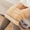 Fake Translucent Plus Size Leggings Fleece Lined Tights Fall And Winter Warm Fleece Pantyhose Women Fleece Lined Pantyhose Therm