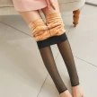 Fake Translucent Plus Size Leggings Fleece Lined Tights Fall And Winter Warm Fleece Pantyhose Women Fleece Lined Pantyhose Therm