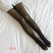 Fake Translucent Plus Size Leggings Fleece Lined Tights Fall And Winter Warm Fleece Pantyhose Women Fleece Lined Pantyhose Therm